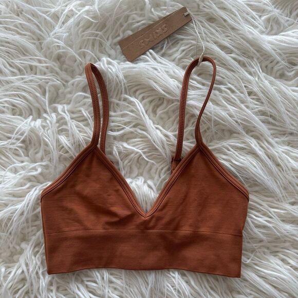 Skims Soft Smoothing Seamless Bralette Bronze Size XXS - Picture 2 of 7